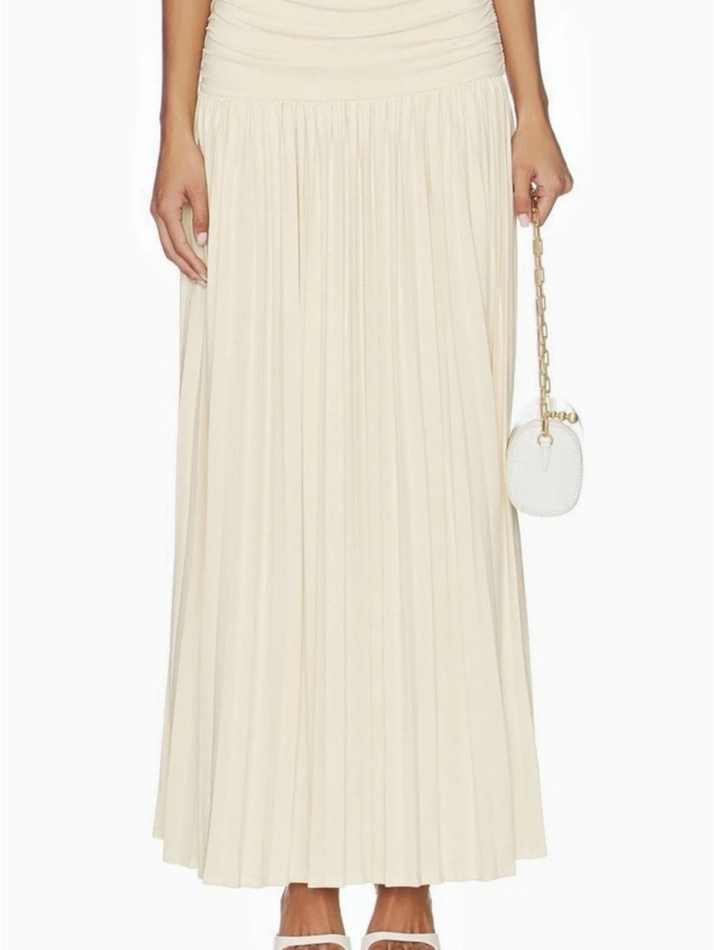 Remi Maxi Skirt in Butter Yellow